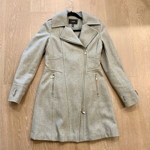 JACOB Gray Women's Wool Coat